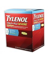 TYLENOL COLD + FLU SEVERE 2 TABLETS - 50 CT.
