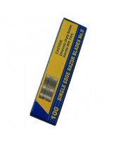 STRAIGHT / SINGLE EDGE / RAZOR BLADES - 100 CT