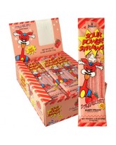 SOUR POWER STRAWS STRAWBERRY  - 24 CT.