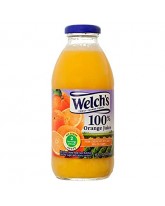 WELCH'S ORANGE JUICE  GLASS BOTTLE 16 OZ. - 12 CT.
