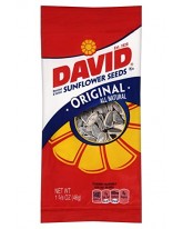 DAVID SUNFLOWER SEEDS ORIGINAL 1 5/8 OZ - 12 CT.