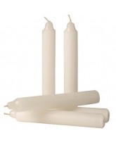HOUSEHOLD WHITE UNSCENTED EMERGENCY CANDLES 5 PACK - 1 CT.