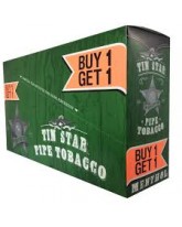 TIN STAR MENTHOL PIPE TOBACCO - 12 CT.