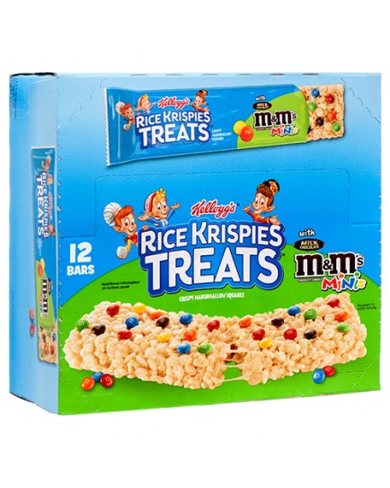 KELLOGG'S RICE KRISPIES TREATS WITH MINI M & M'S - 12 CT.