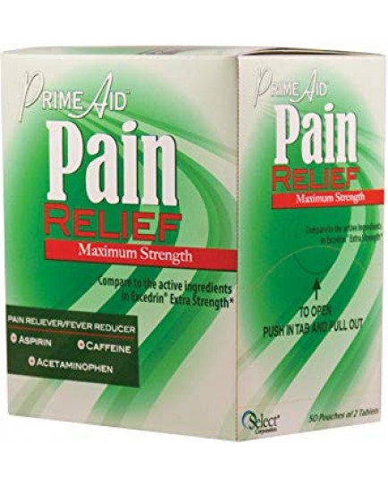 PRIME AID PAIN RELIEF 2 TABLETS - 50 CT.
