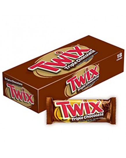 TWIX TRIPLE CHOCOLATE - 18 CT.