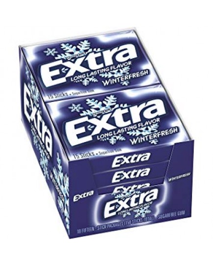 EXTRA GUM WINTERFRESH   15 PIECE - 10 CT