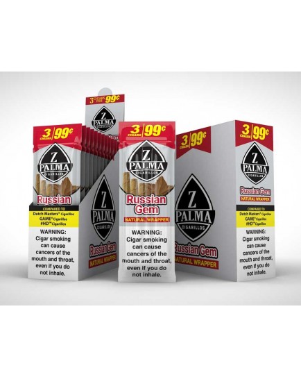 Z PALMA RUSSIAN GEM 3 PACK - 15 CT.