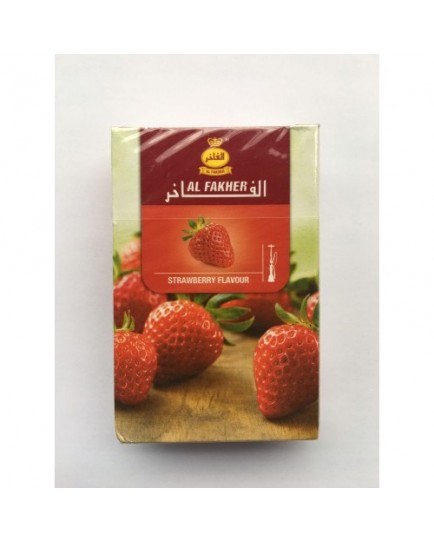 AL FAKHER HOOKAH / SHISHA TOBACCO - STRAWBERRY 50 G. - 10 CT.