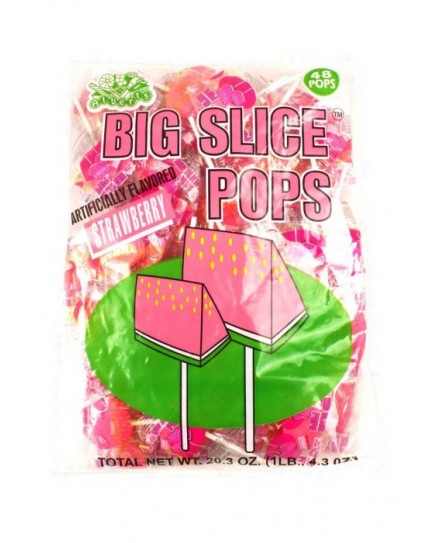 BIG SLICE STRAWBERRY POPS - 48 CT.