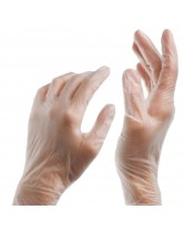 GLOVES (VINYL LARGE) 10 - 100 CT.