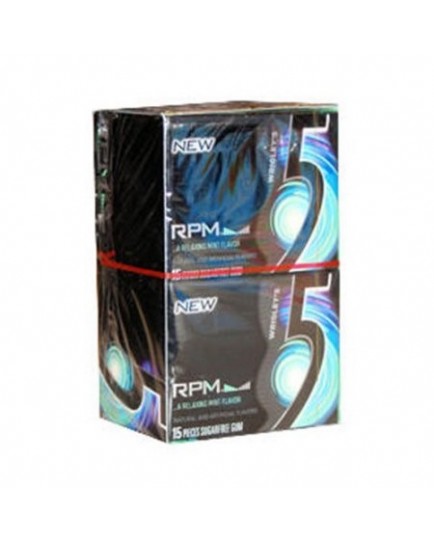 WRIGLEY'S 5 GUM RPM MINT 12 STICKS - 10 CT.