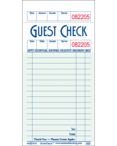 GUEST CHECK - 50 CT.