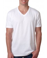 V NECK T SHIRTS / SHORT SLEEVE - WHITE - 12 CT.