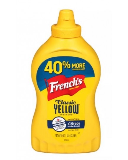 FRENCH'S YELLOW MUSTARD 12 OZ. - 12 CT.