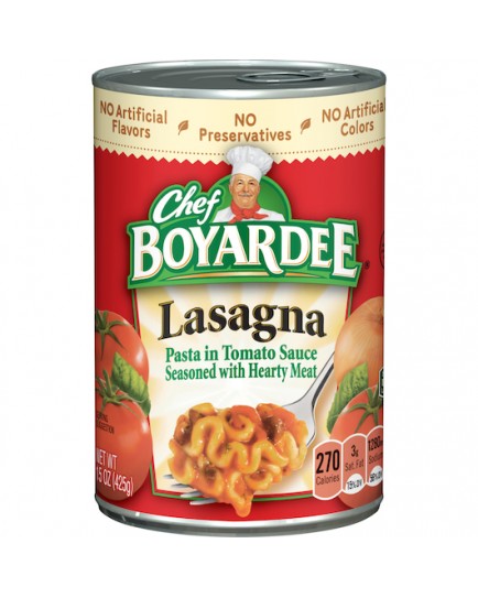 CHEF BOYARDEE LASAGNA 15 OZ. CAN - 24 CT.