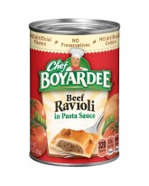 CHEF BOYARDEE BEEF RAVIOLI 15 OZ. CAN - 24 CT.