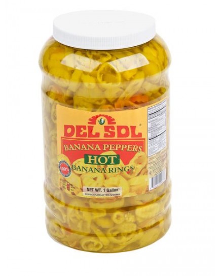 HOT BANANA PEPPERS GALLONS - 4 CT.