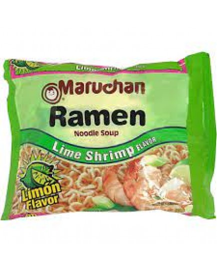 MARUCHAN RAMEN NOODLES - LIME SHRIMP - 24 CT.