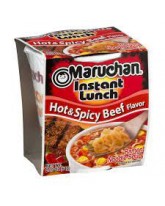 MARUCHAN NOODLES IN A CUP - HOT AND SPICY BEEF - 12 CT.