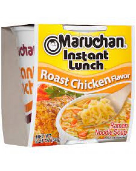 MARUCHAN NOODLES IN A CUP - ROASTED CHICKEN - 12 CT.