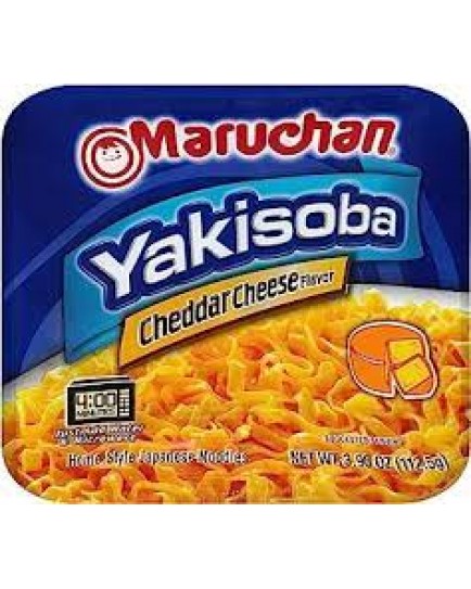 MARUCHAN YAKISOBA NOODLES - CHEDDAR CHEESE - 6 CT.