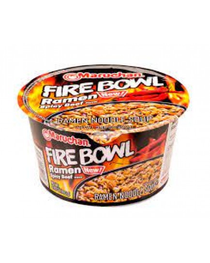 MARUCHAN RAMEN BOWL - HOT AND SPICY BEEF - 6 CT.
