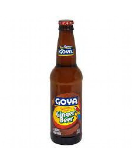 GOYA JAMAICAN GINGER BEER BOTTLED SODA / POP 12 OZ. - 24 CT.