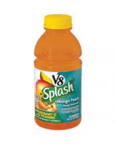 V8 SPLASH MANGO PEACH 16 OZ. - 12 CT.