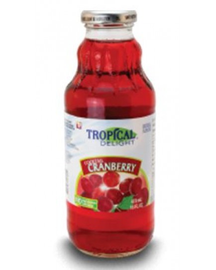 TROPICAL DELIGHT CRANBERRY 16 OZ. - 12 CT.
