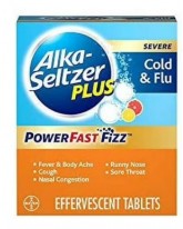 ALKA SELTZER COLD AND FLU - 2 TABLETS - 40 CT.