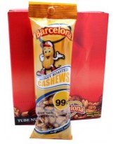 BARCELONA NUT TUBE HONEY ROASTED CASHEWS - 12 CT.
