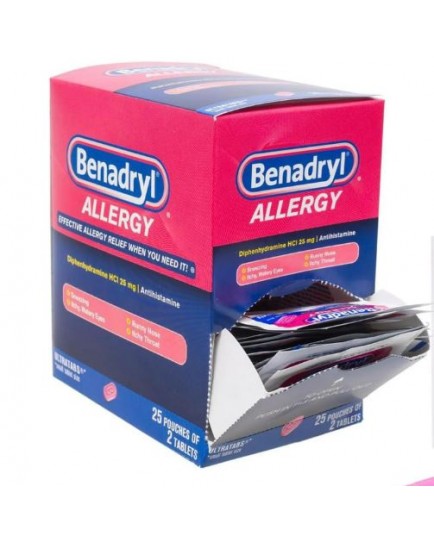 BENADRYL ALLERGY 2 TABLETS - 25 CT.