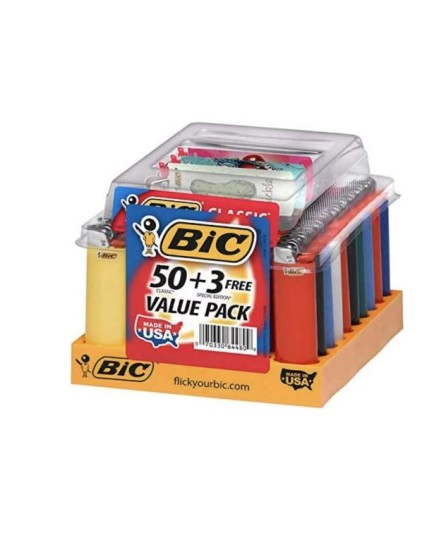 BIC LIGHTER - 50 + 3 CT.