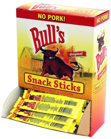 BULL'S ORIGINAL MEAT SNACK STICKS .25 OZ. - 100 CT.