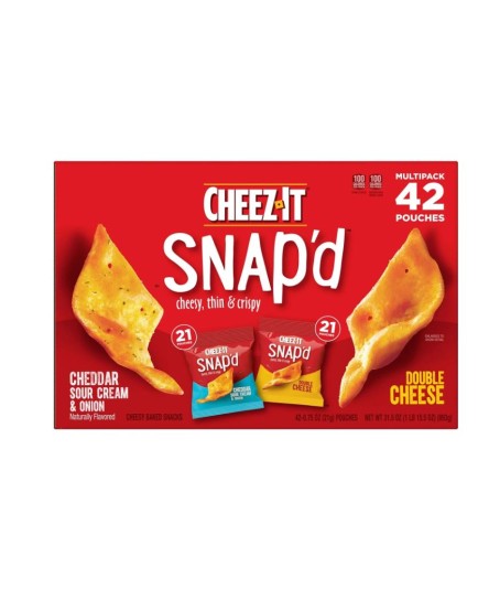 CHEEZ - IT SNAP'D DUO FLAVOR - 42 CT.