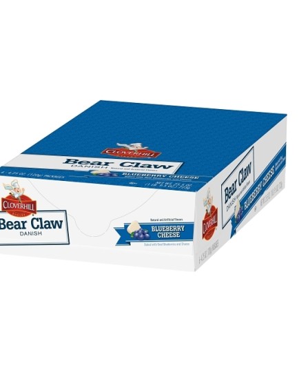 CLOVERHILL BLUEBERRY CHEESE CLAW 4.25 OZ. - 6 CT.