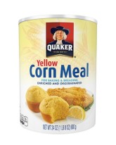 QUAKER OATS YELLOW CORN MEAL 24 OZ. - 12 CT.