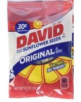 DAVID SUNFLOWER SEEDS .9 OZ. - 36 CT.