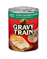 GRAVY TRAIN CANNED DOG FOOD CHICKEN CHUNKS IN GRAVY 15 OZ.  - 12 CT.