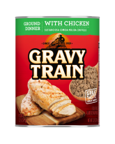 GRAVY TRAIN CANNED DOG FOOD GROUND CHICKEN 15 OZ.  - 12 CT.