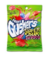 FRUIT GUSHERS PEG BAG SUPER SOUR BERRY 4.25 OZ.  - 8 CT.