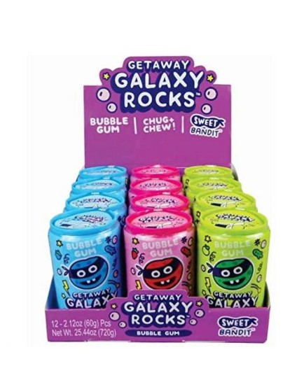 KIDSMANIA TOY CANDY GALAXY ROCKS - 12 CT.