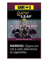 GAME LEAF BLACK CHERRY    5 PACK - 8 CT.