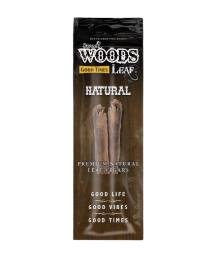 GOOD TIMES SWEET WOODS LEAF NATURAL 2 PACK - 15 CT.