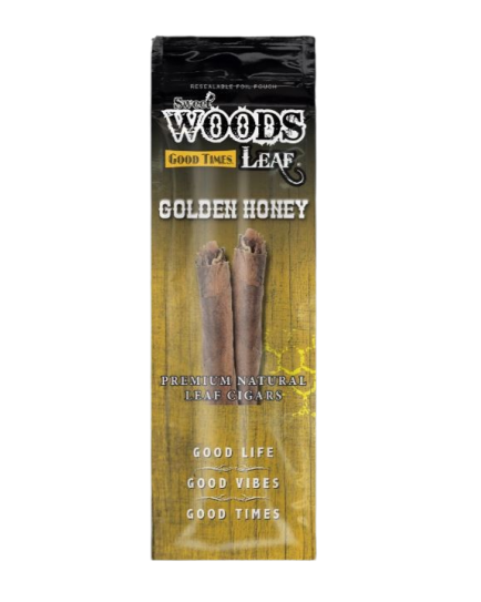 GOOD TIMES SWEET WOODS LEAF GOLDEN HONEY2 PACK - 15 CT.