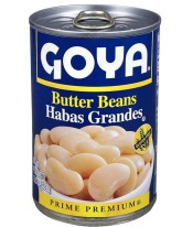 GOYA BUTTER BEANS 15.5 OZ. - 24 CT.