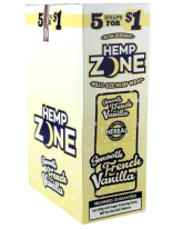 HEMP ZONE SMOOTH FRENCH VANILLA 5 PACK - 15 CT. 