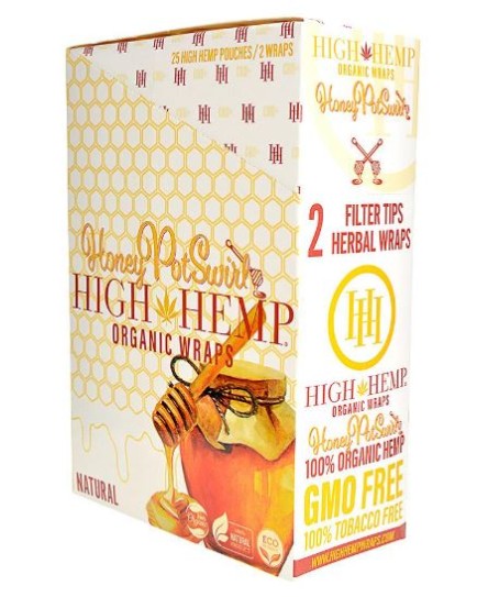 HIGH HEMP HONEY POT SWIRL 2 PACK - 25 CT.