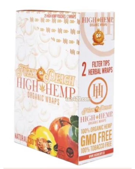 HIGH HEMP FUZZY PEACH 2 PACK - 25 CT.